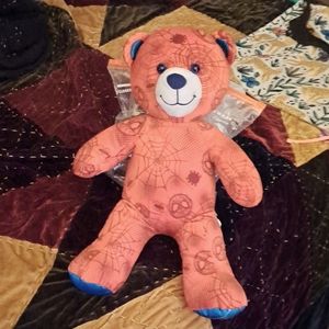 Marvel Comics Spiderman Build a Bear Red Webbed 2015 Retired BAB